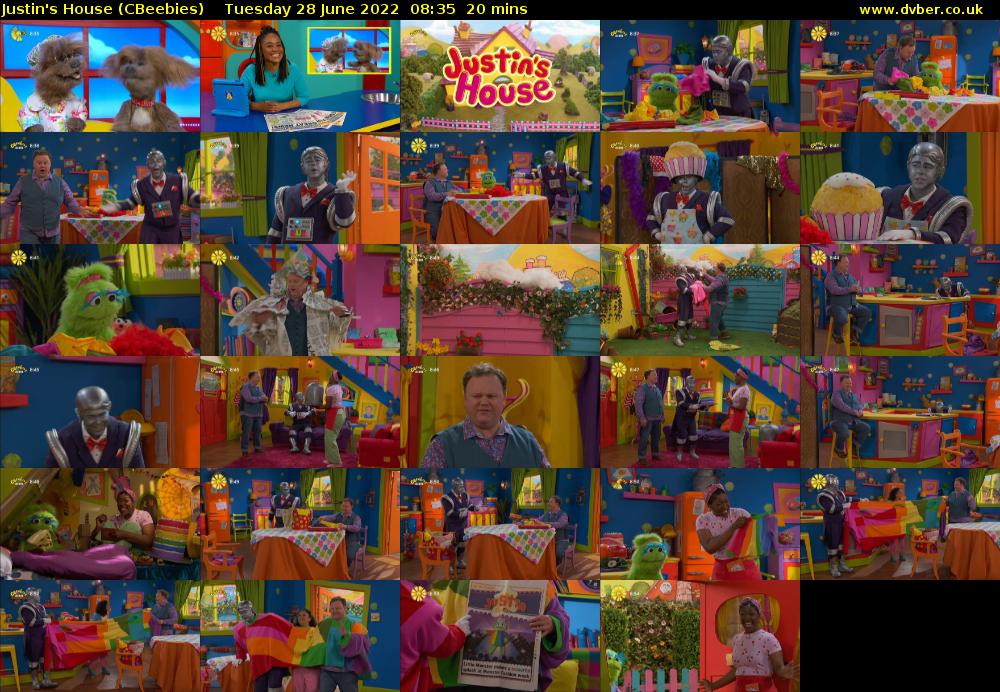 Justin's House (CBeebies) Tuesday 28 June 2022 08:35 - 08:55