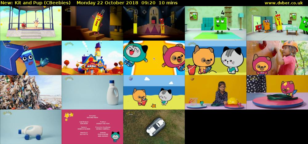 Kit and Pup (CBeebies) Monday 22 October 2018 09:20 - 09:30