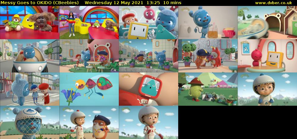 Messy Goes to OKIDO (CBeebies) Wednesday 12 May 2021 13:25 - 13:35