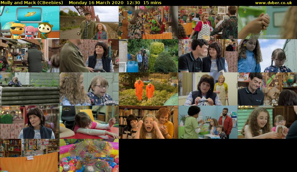 Molly and Mack (CBeebies) Monday 16 March 2020 12:30 - 12:45