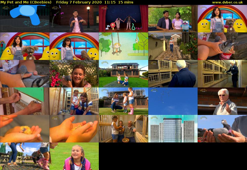 My Pet and Me (CBeebies) Friday 7 February 2020 11:15 - 11:30