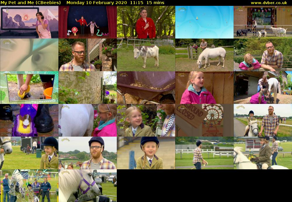 My Pet and Me (CBeebies) Monday 10 February 2020 11:15 - 11:30