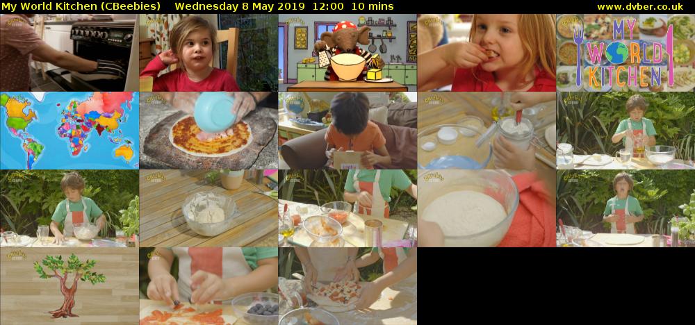My World Kitchen (CBeebies) Wednesday 8 May 2019 12:00 - 12:10