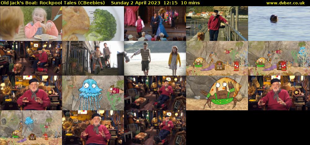 Old Jack's Boat: Rockpool Tales (CBeebies) Sunday 2 April 2023 12:15 - 12:25