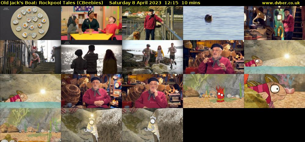Old Jack's Boat: Rockpool Tales (CBeebies) Saturday 8 April 2023 12:15 - 12:25