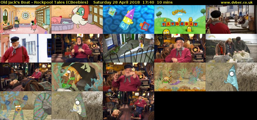Old Jack's Boat - Rockpool Tales (CBeebies) Saturday 28 April 2018 17:40 - 17:50