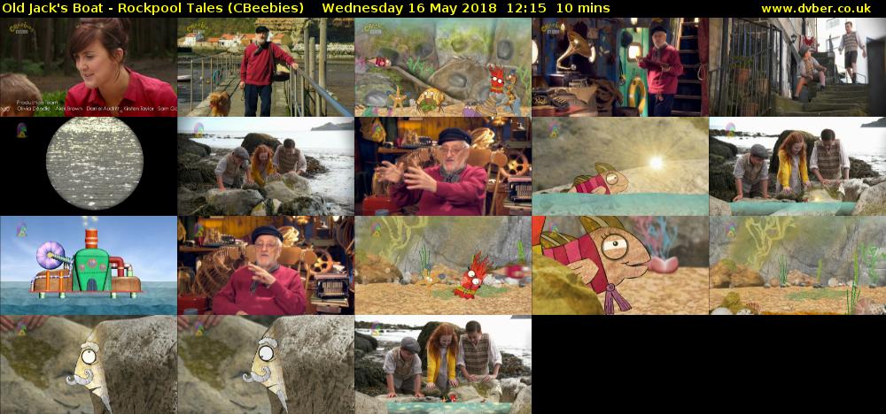 Old Jack's Boat - Rockpool Tales (CBeebies) Wednesday 16 May 2018 12:15 - 12:25