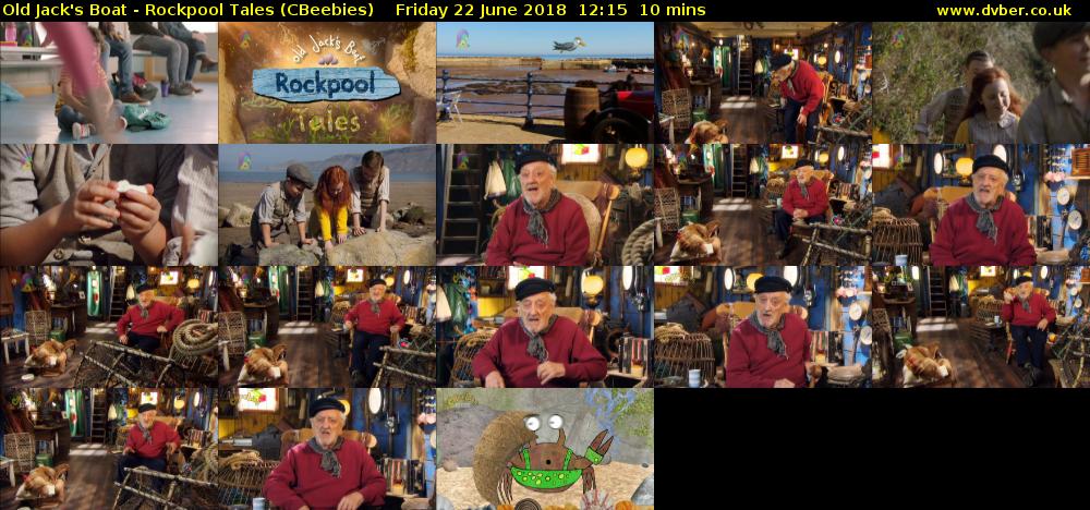 Old Jack's Boat - Rockpool Tales (CBeebies) Friday 22 June 2018 12:15 - 12:25