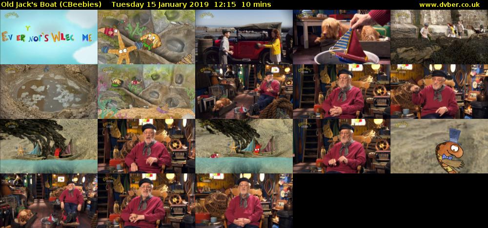 Old Jack's Boat (CBeebies) Tuesday 15 January 2019 12:15 - 12:25