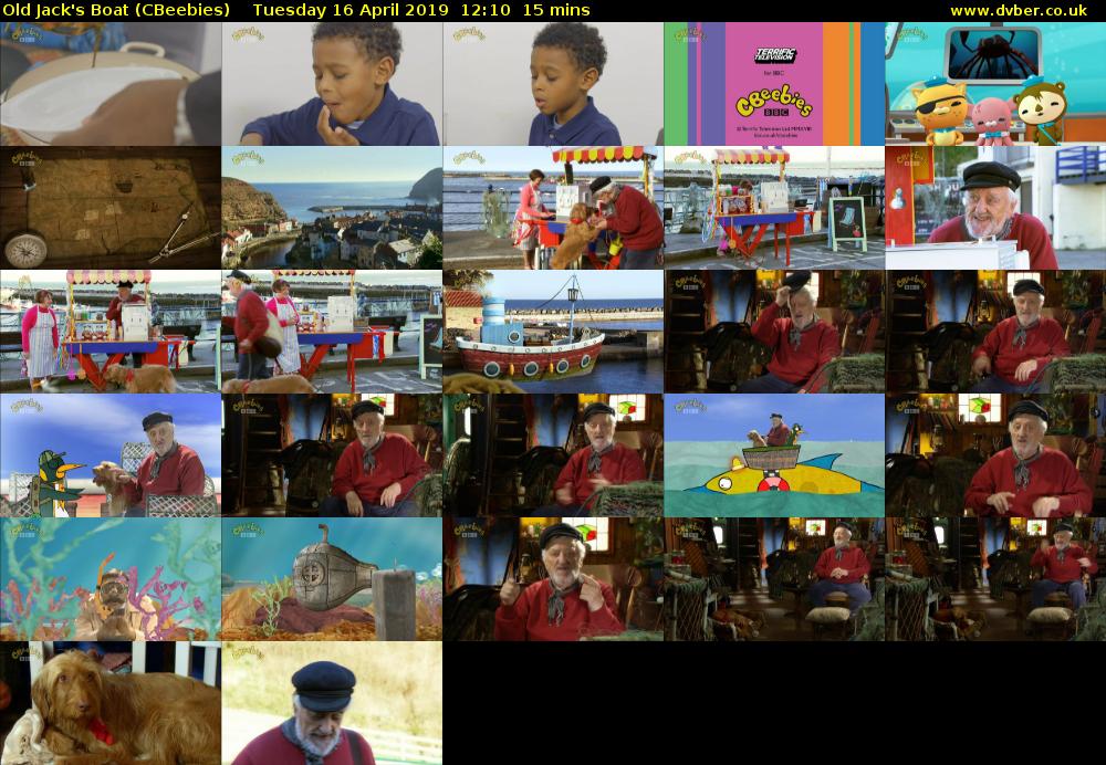 Old Jack's Boat (CBeebies) Tuesday 16 April 2019 12:10 - 12:25