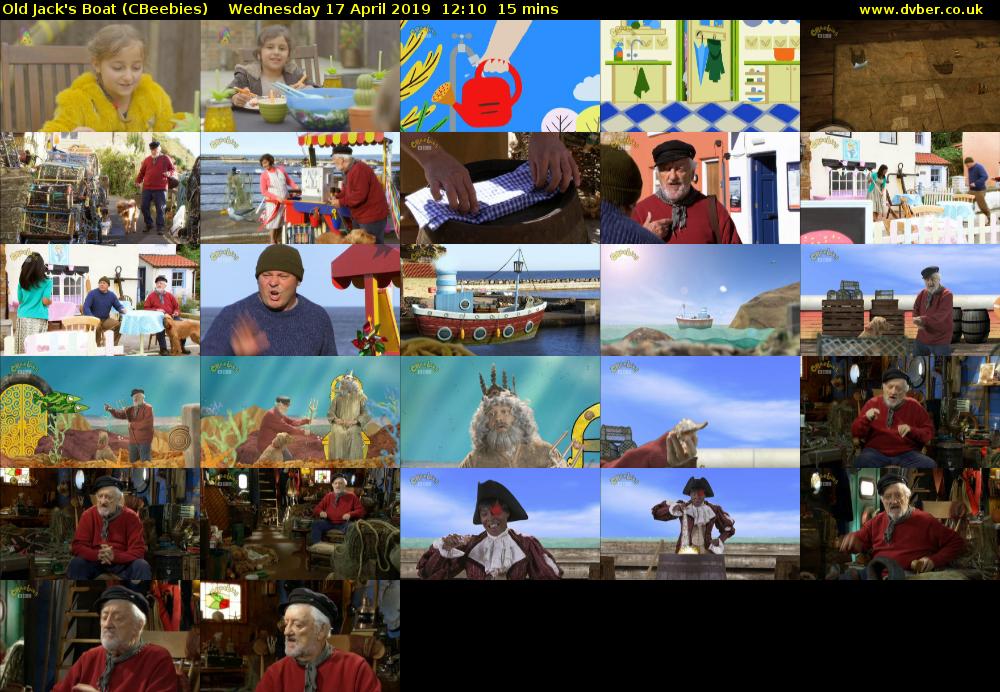 Old Jack's Boat (CBeebies) Wednesday 17 April 2019 12:10 - 12:25