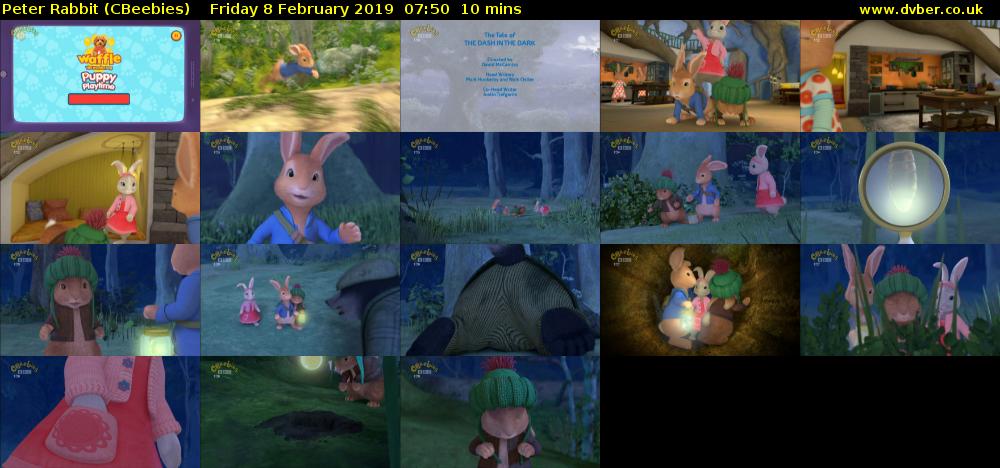 Peter Rabbit (CBeebies) Friday 8 February 2019 07:50 - 08:00