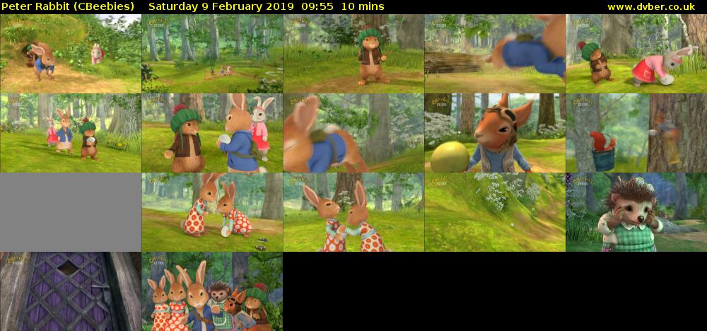 Peter Rabbit (CBeebies) Saturday 9 February 2019 09:55 - 10:05