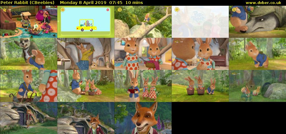 Peter Rabbit (CBeebies) Monday 8 April 2019 07:45 - 07:55