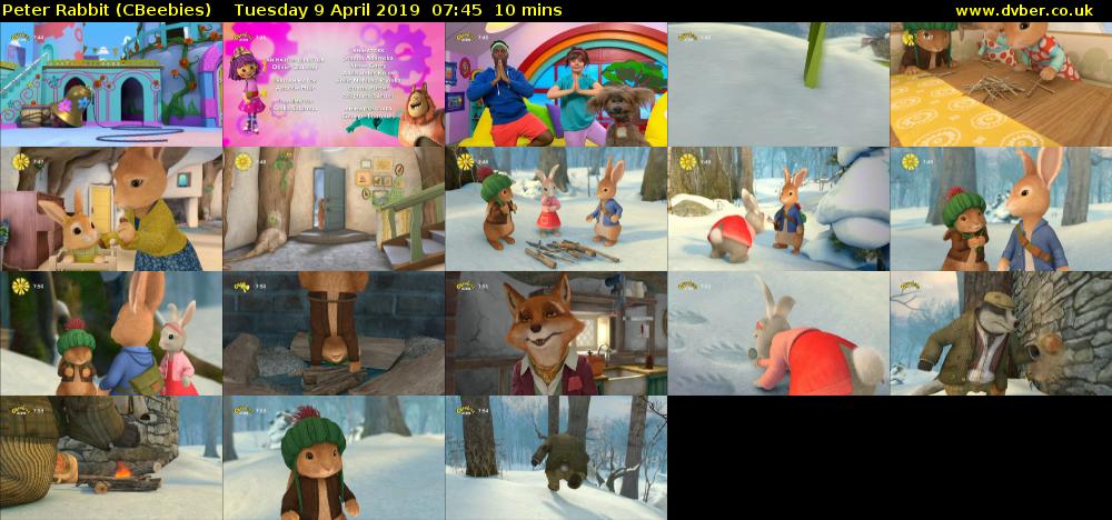 Peter Rabbit (CBeebies) Tuesday 9 April 2019 07:45 - 07:55