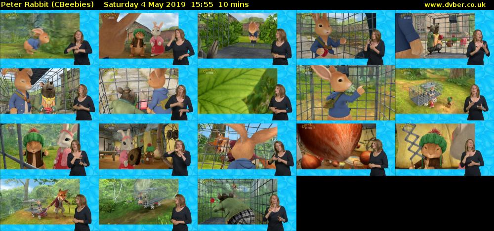 Peter Rabbit (CBeebies) Saturday 4 May 2019 15:55 - 16:05