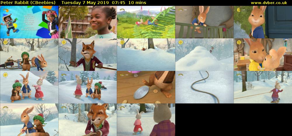 Peter Rabbit (CBeebies) Tuesday 7 May 2019 07:45 - 07:55