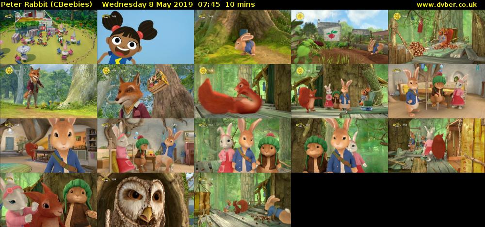 Peter Rabbit (CBeebies) Wednesday 8 May 2019 07:45 - 07:55