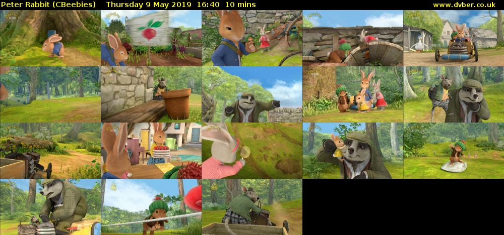 Peter Rabbit (CBeebies) Thursday 9 May 2019 16:40 - 16:50