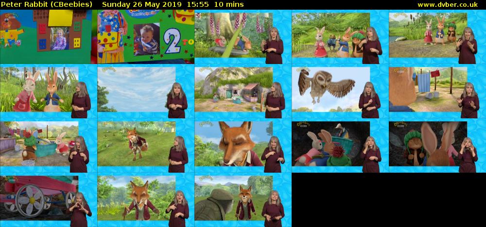 Peter Rabbit (CBeebies) Sunday 26 May 2019 15:55 - 16:05