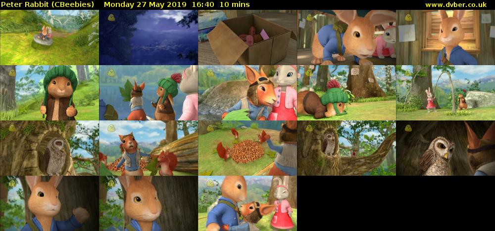 Peter Rabbit (CBeebies) Monday 27 May 2019 16:40 - 16:50