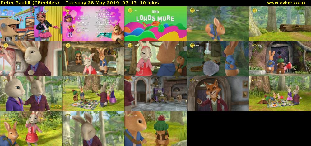 Peter Rabbit (CBeebies) Tuesday 28 May 2019 07:45 - 07:55