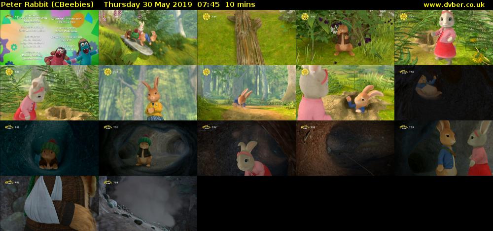 Peter Rabbit (CBeebies) Thursday 30 May 2019 07:45 - 07:55