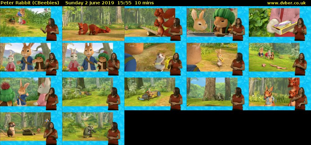 Peter Rabbit (CBeebies) Sunday 2 June 2019 15:55 - 16:05