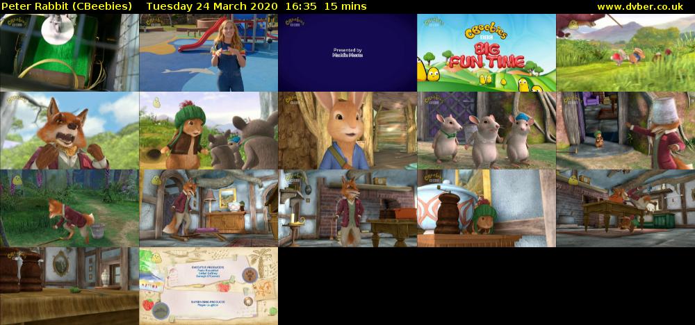 Peter Rabbit (CBeebies) Tuesday 24 March 2020 16:35 - 16:50