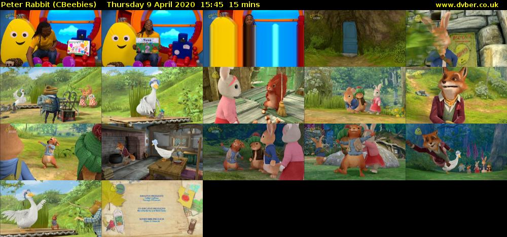 Peter Rabbit (CBeebies) Thursday 9 April 2020 15:45 - 16:00
