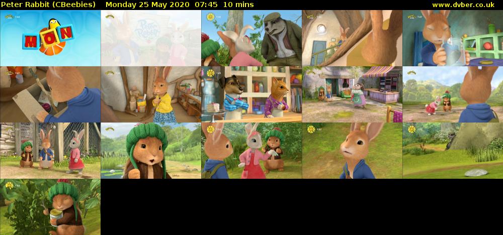 Peter Rabbit (CBeebies) Monday 25 May 2020 07:45 - 07:55