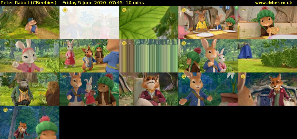 Peter Rabbit (CBeebies) Friday 5 June 2020 07:45 - 07:55