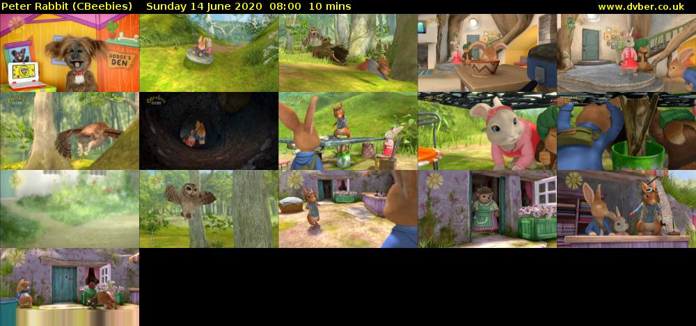 Peter Rabbit (CBeebies) Sunday 14 June 2020 08:00 - 08:10