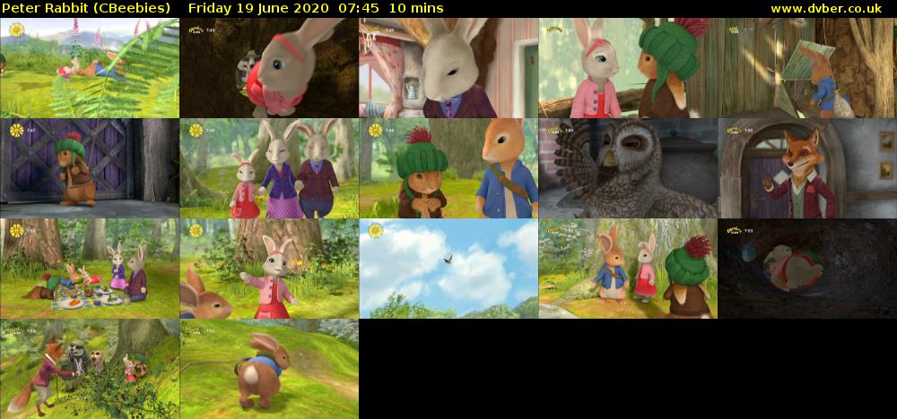 Peter Rabbit (CBeebies) Friday 19 June 2020 07:45 - 07:55
