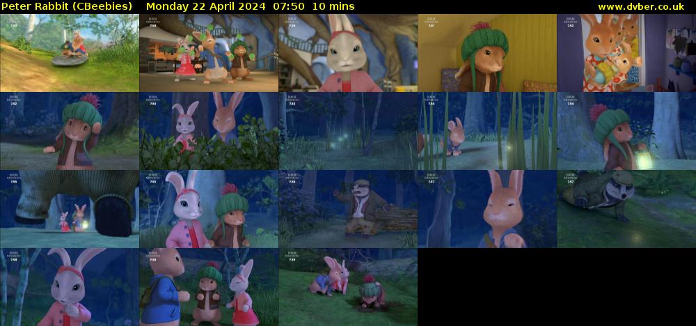 Peter Rabbit (CBeebies) Monday 22 April 2024 07:50 - 08:00