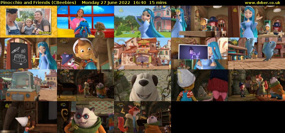 Pinocchio and Friends (CBeebies) Monday 27 June 2022 16:40 - 16:55