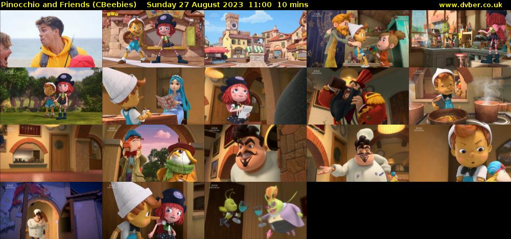 Pinocchio and Friends (CBeebies) Sunday 27 August 2023 11:00 - 11:10