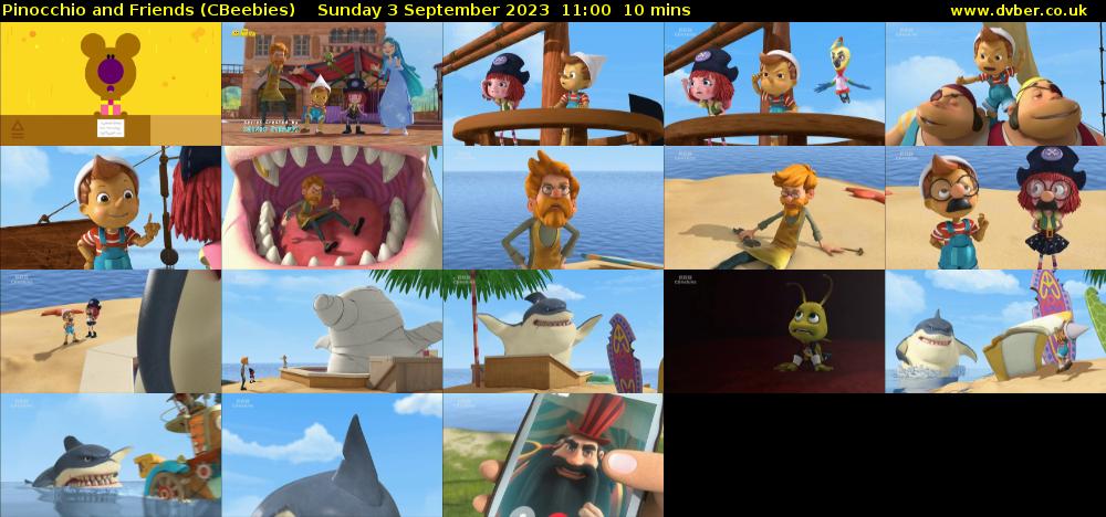 Pinocchio and Friends (CBeebies) Sunday 3 September 2023 11:00 - 11:10