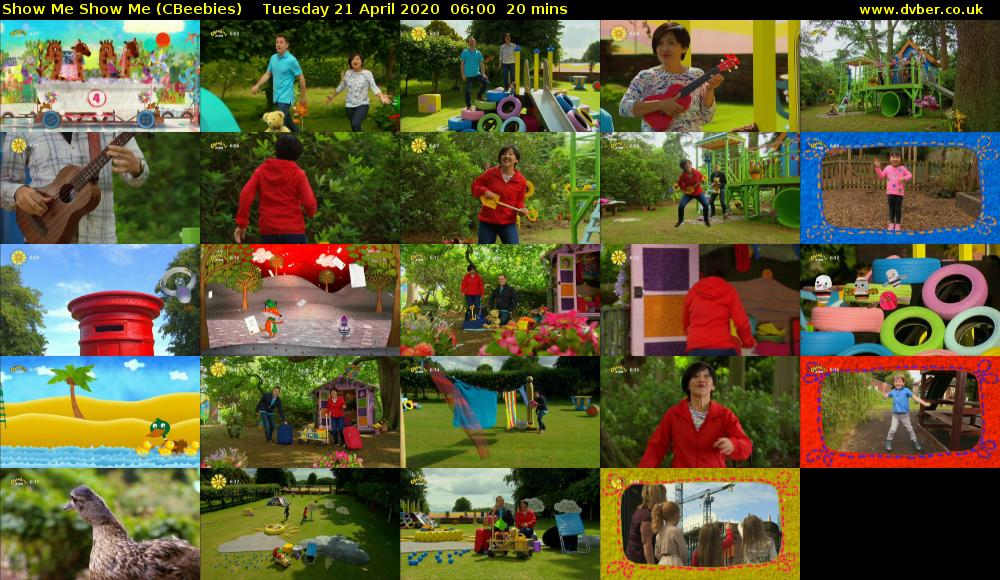 Show Me Show Me (CBeebies) 202004210600