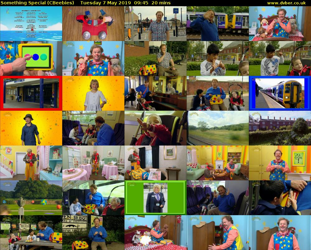 Something Special (CBeebies) Tuesday 7 May 2019 09:45 - 10:05