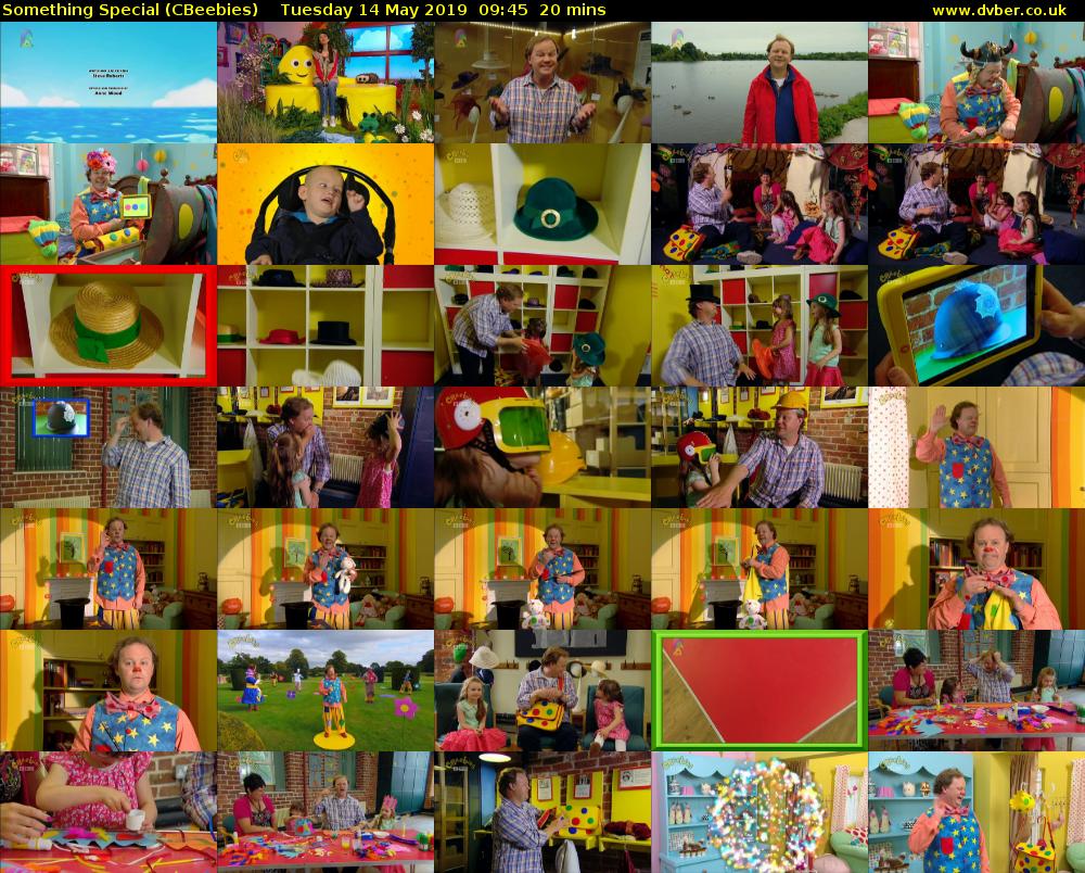 Something Special (CBeebies) Tuesday 14 May 2019 09:45 - 10:05