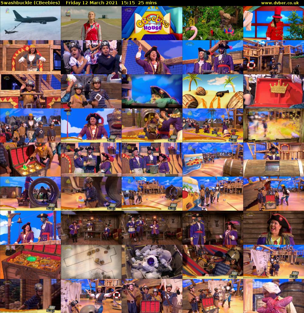 Swashbuckle (CBeebies) Friday 12 March 2021 15:15 - 15:40