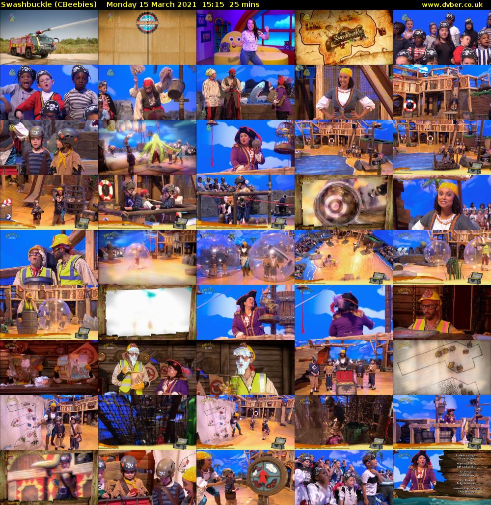 Swashbuckle (CBeebies) Monday 15 March 2021 15:15 - 15:40