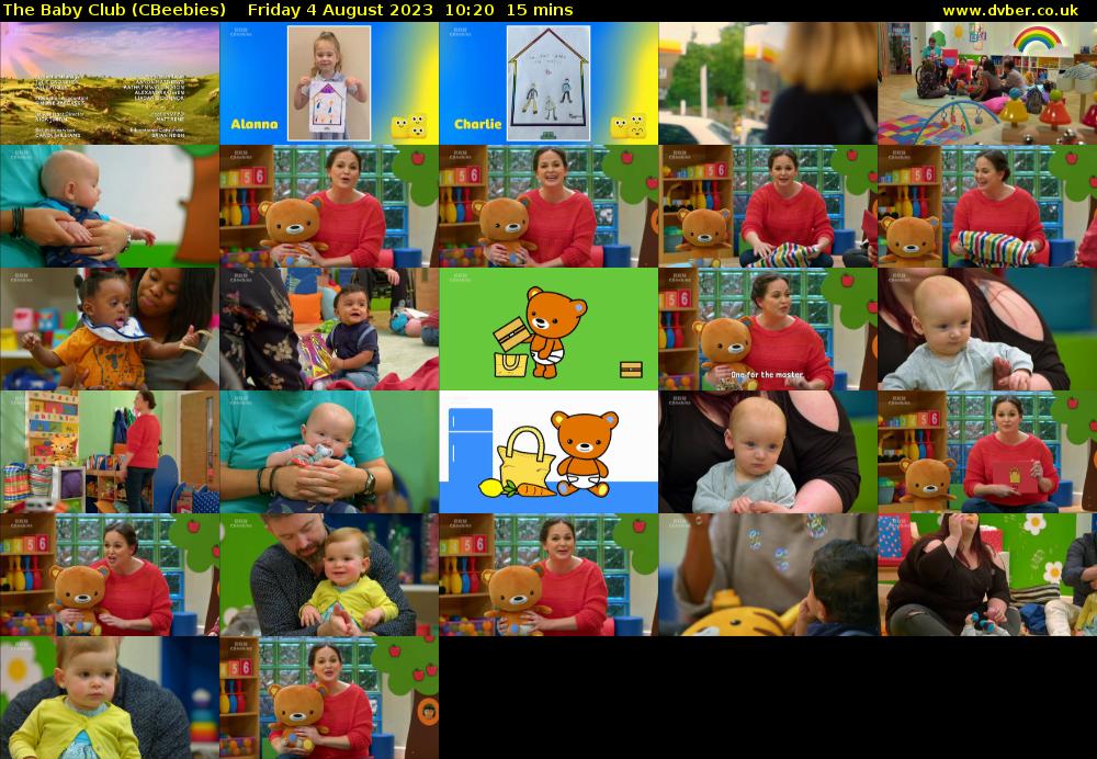 The Baby Club (CBeebies) 202308041020