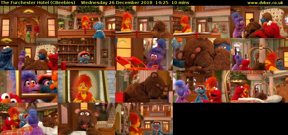 The Furchester Hotel (CBeebies) Wednesday 26 December 2018 14:25 - 14:35