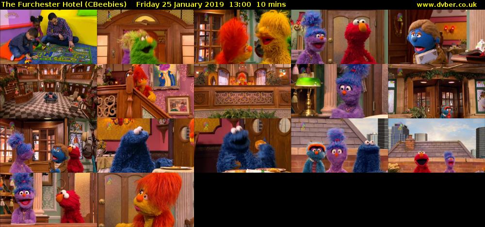The Furchester Hotel (CBeebies) Friday 25 January 2019 13:00 - 13:10