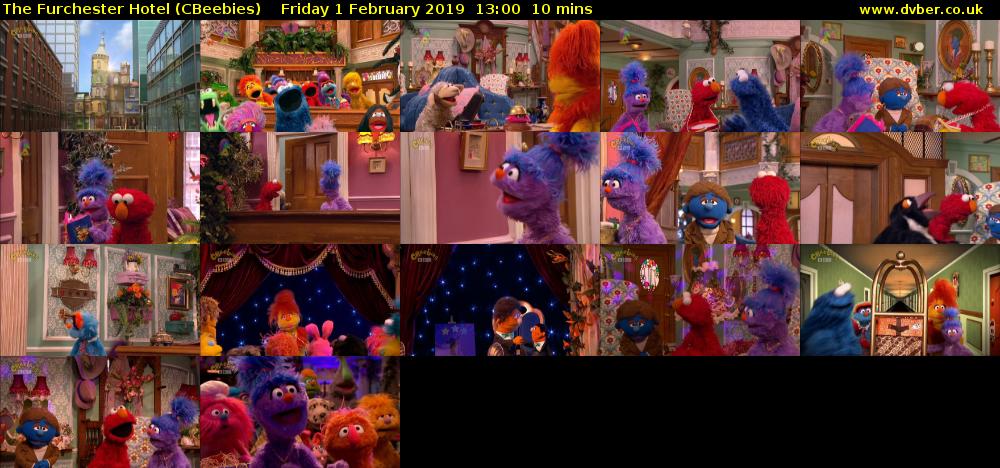 The Furchester Hotel (CBeebies) Friday 1 February 2019 13:00 - 13:10