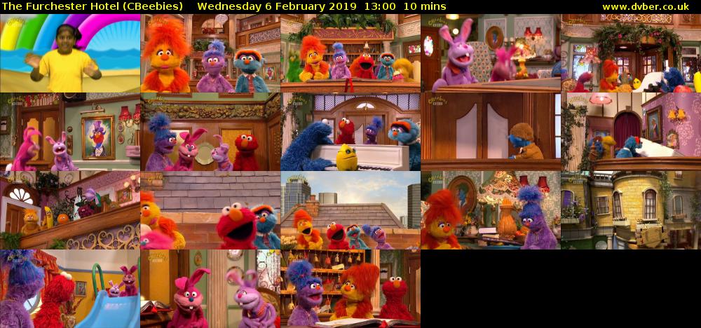 The Furchester Hotel (CBeebies) Wednesday 6 February 2019 13:00 - 13:10