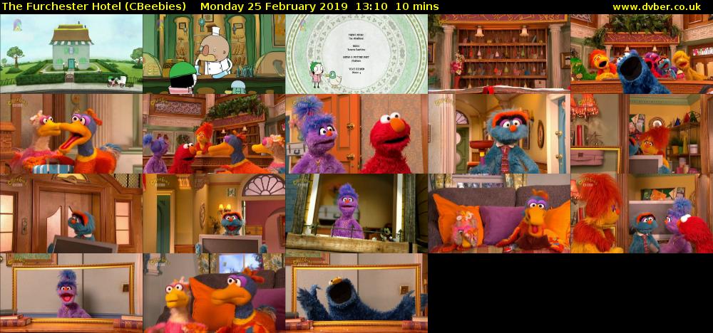 The Furchester Hotel (CBeebies) Monday 25 February 2019 13:10 - 13:20