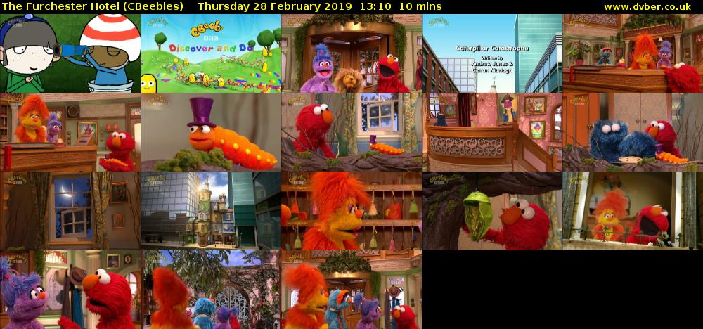 The Furchester Hotel (CBeebies) Thursday 28 February 2019 13:10 - 13:20